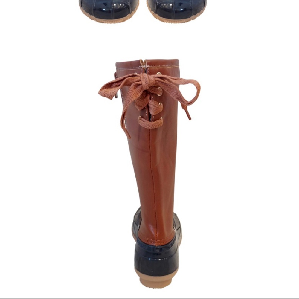 🎉 2xHP 🎉 LAST ONE Kids Lace up Rain Duck Boots - Picture 5 of 7